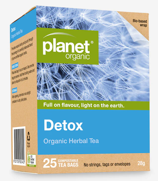  Planet Organic Herbal Teabags Detox (25 bags)