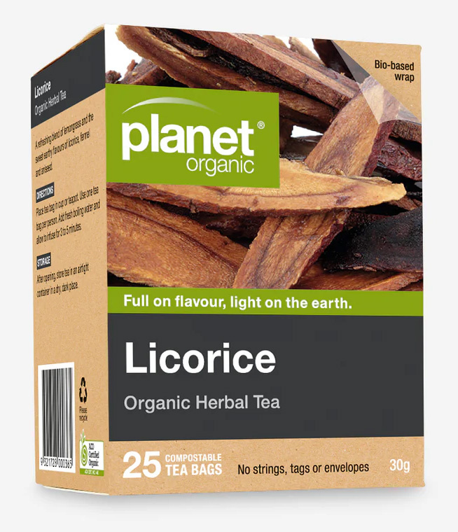 Planet Organic Herbal teabags Licorice (25 bags)